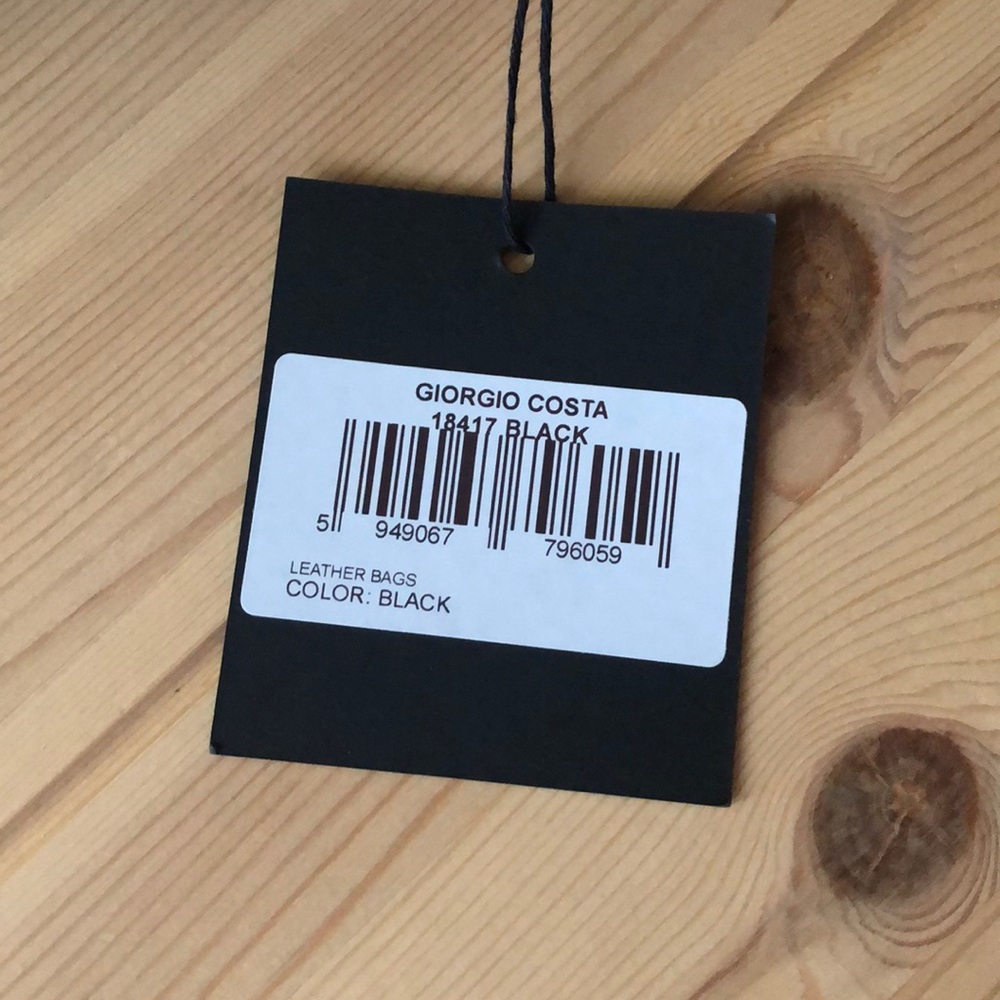 Georgia Costa Farrah Black Leather Shoulder Bag - Picture 6 of 7